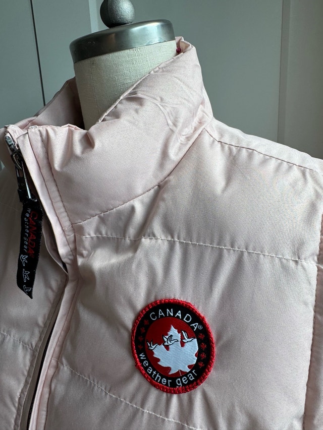 Pink Warm Fall / Autumn / Winter Vest Coat Like New Worn Twice - photo 2