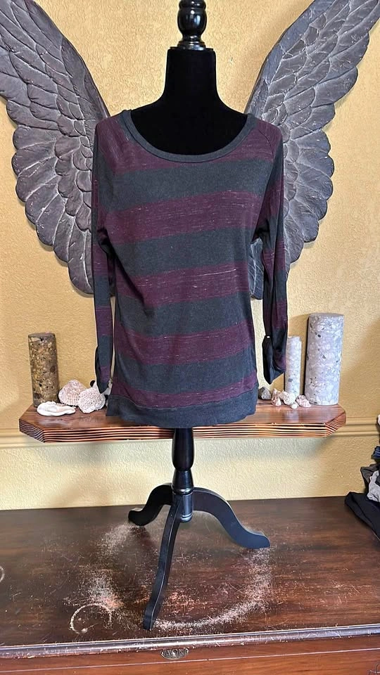 TNA Striped Long Sleeve Top