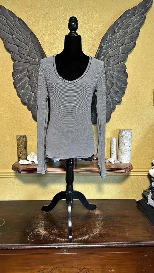 Lululemon Striped Long Sleeve Top