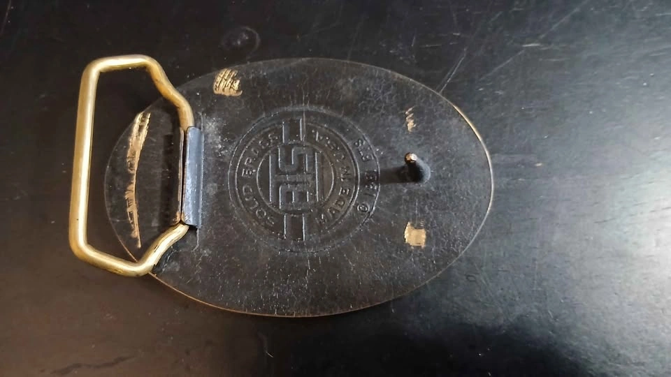 BTS Solid Brass Golden Gate Bridge Belt Buckle - photo 2