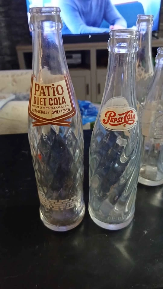 Vintage Coca-Cola, Pepsi, and Patio Glass Soda Bottles - photo 2