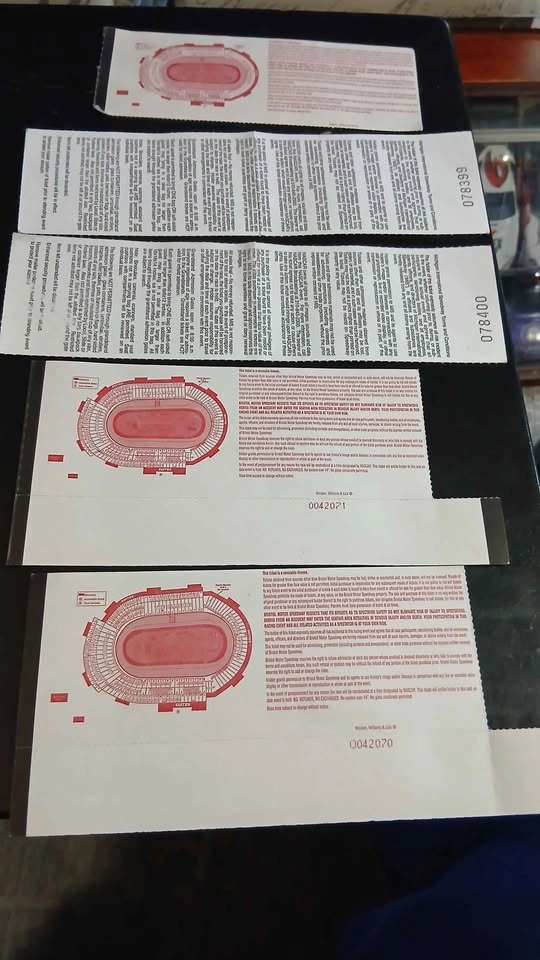 Vintage 2003 NASCAR Winston Cup and Busch Series Race Tickets - photo 2