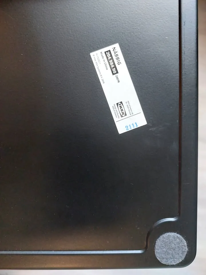 Black IKEA Näbbig Tray, Metal image indicator(2)