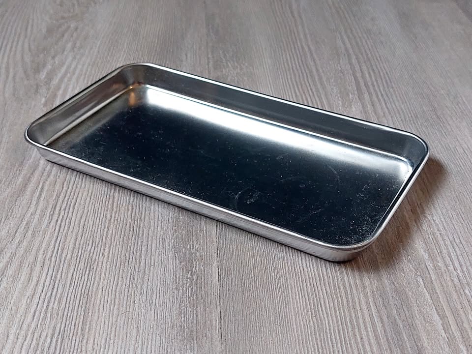 Small Stainless Steel Tray (4x7.5in)