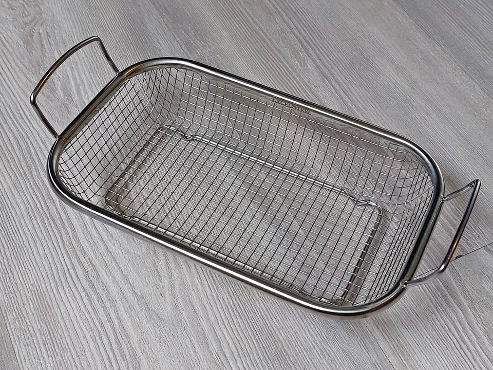 Small Stainless Steel Basket with Handles