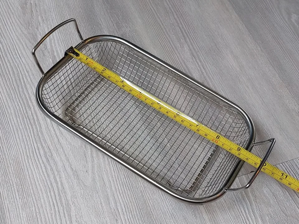 Small Stainless Steel Basket with Handles image indicator(2)