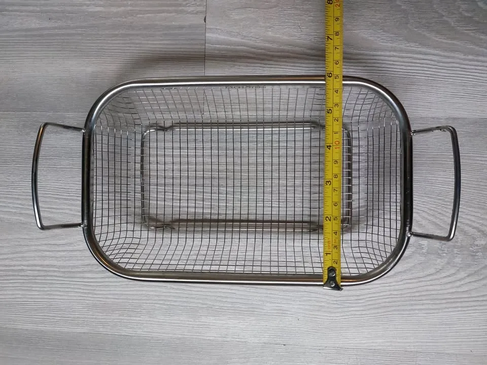 Small Stainless Steel Basket with Handles image indicator(3)