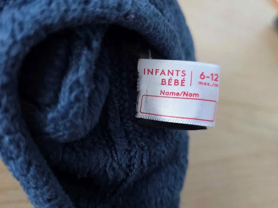 6-12m Kombi Balaclava with little bear ears (navy) - photo 3