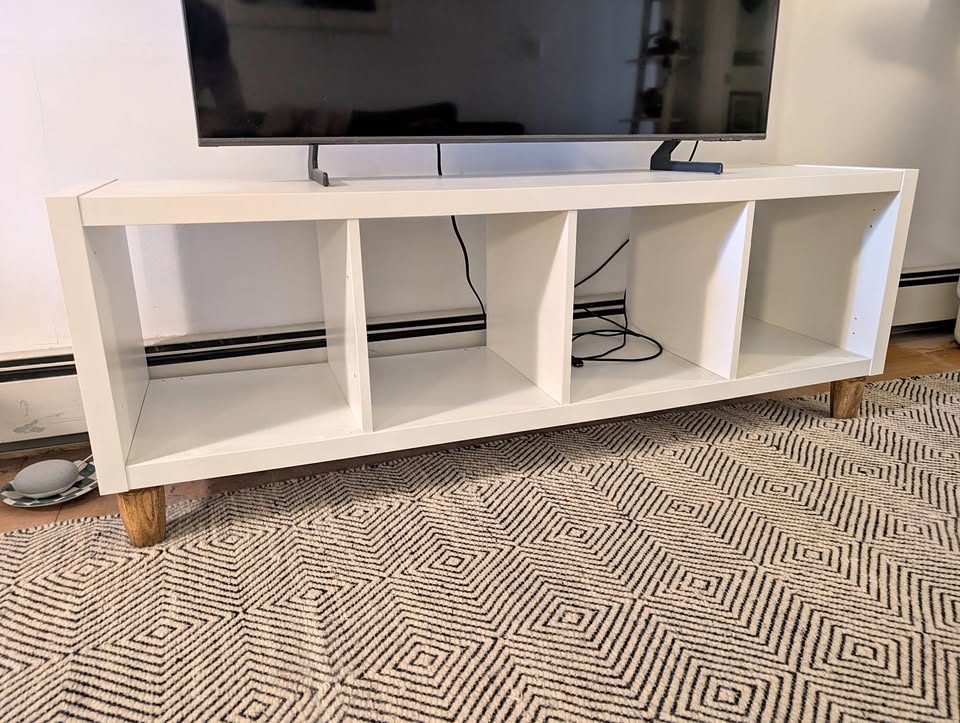 IKEA Kallax shelf w/ legs