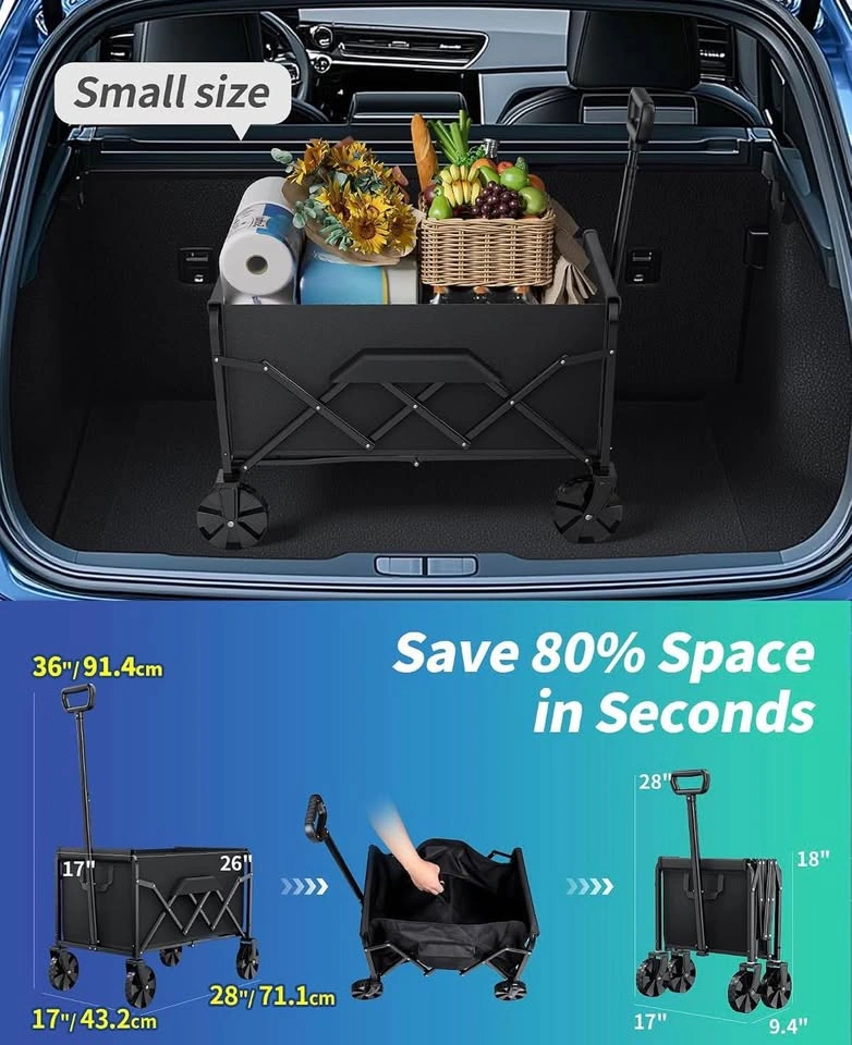 WiseBegan Collapsible Folding Wagon - photo 2