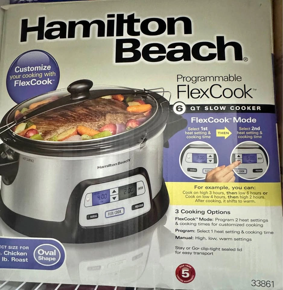 Hamilton Beach FlexCook – Brand New