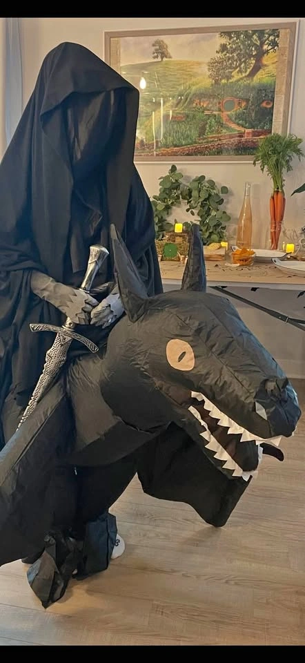 Inflatable ride on Dragon Halloween costume