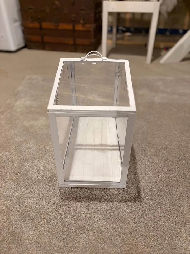 White Mini Greenhouse / Wedding Card Box & Terrarium - photo 3