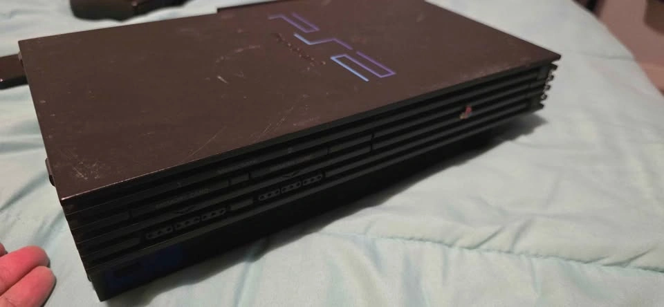 Sony PlayStation 2 PS2 Fat + Genuine Sony Network Adapter - photo 3