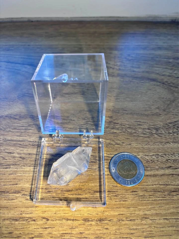 Double-Terminated Clear Quartz Crystal Specimen