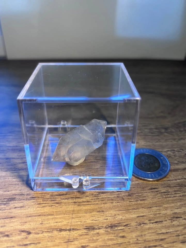 Double-Terminated Clear Quartz Crystal Specimen - photo 2