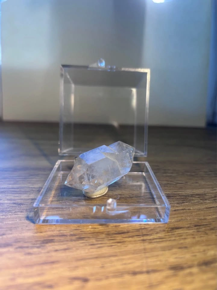 Double-Terminated Clear Quartz Crystal Specimen - photo 3