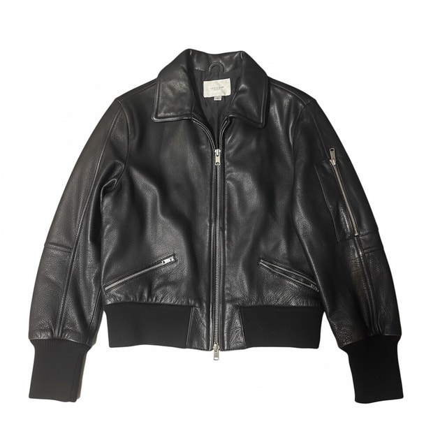 Paul & Joe Leather Bomber Jacket