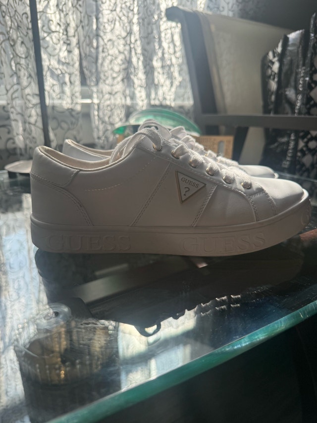Guess White Sneakers - 8.5