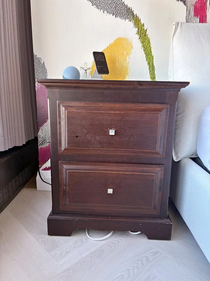 TWO 100% WOOD Night Tables