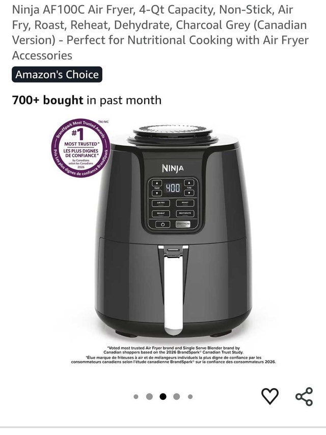 NINJA AIR FRYER - OPEN BOX - photo 2