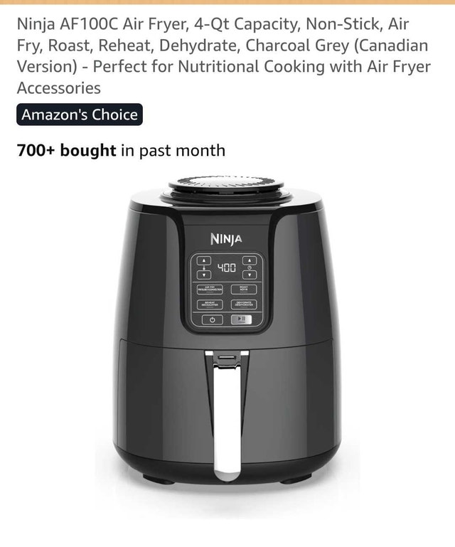 NINJA AIR FRYER - OPEN BOX - photo 3