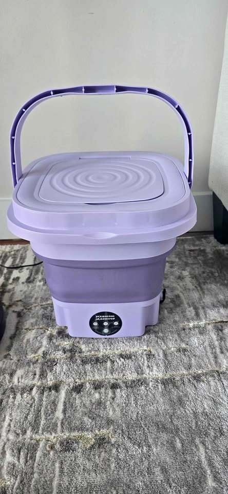 Portable Collapsible Washing Machine & Spin Function