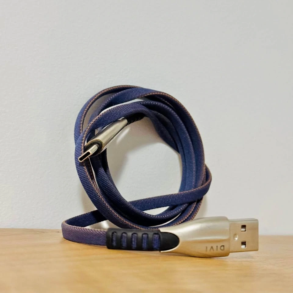 Flat USB-C Cable - 1.2 Meter Long