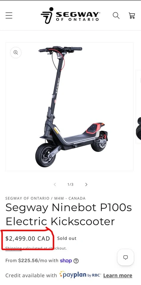 Segway Ninebot P100s - photo 4