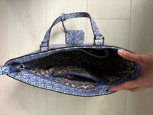 Guess Tote (Blue Geometric) - photo 3