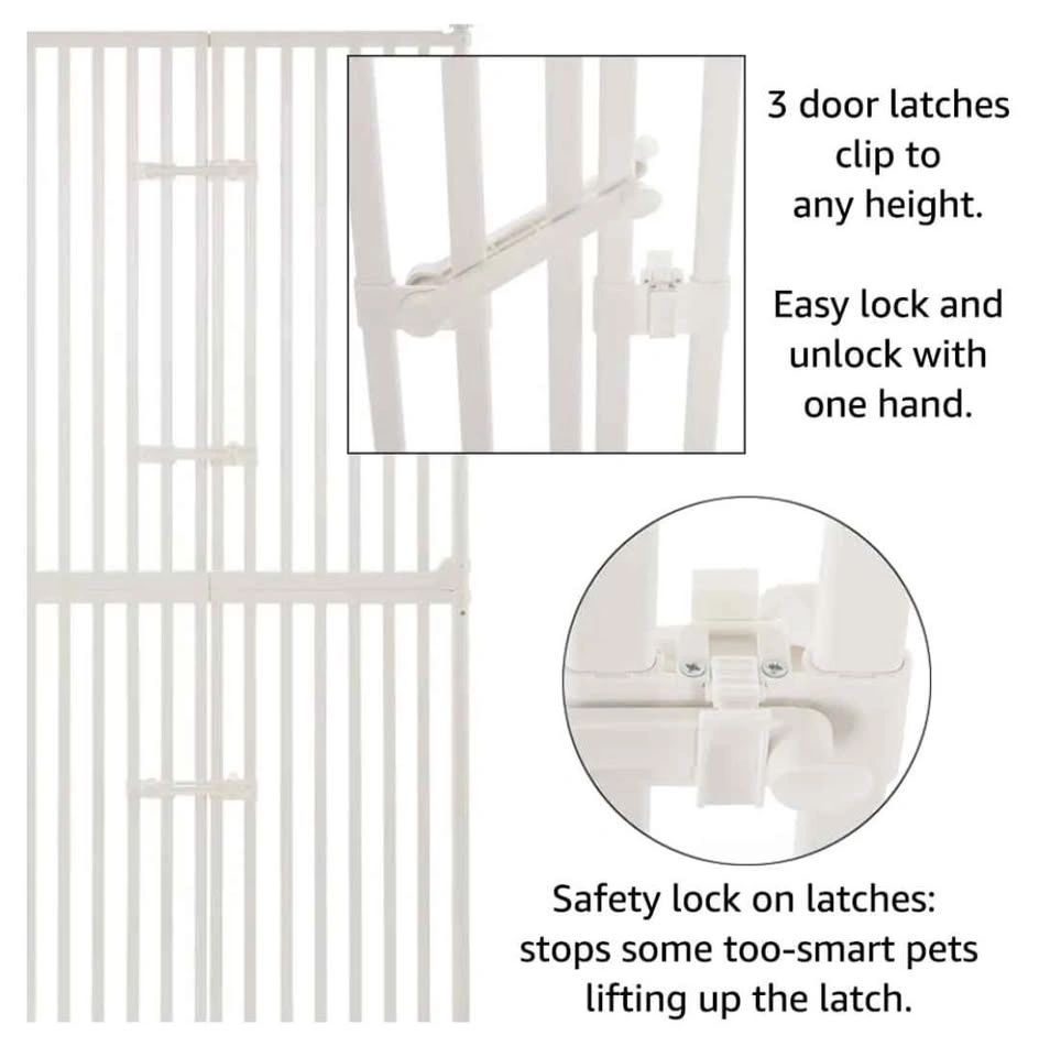 Cat Gate (extra tall for Doorways, 6-8ft High) - photo 4
