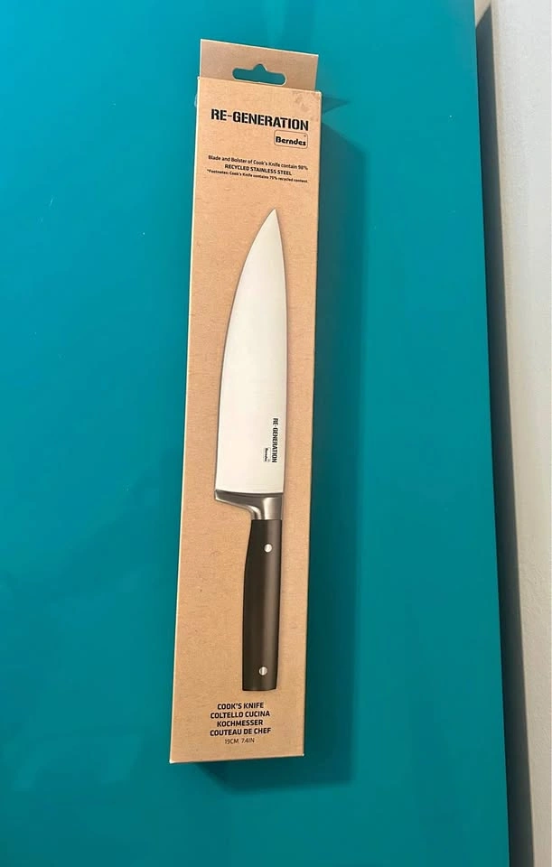 NEW Berndes Re-Generation 19cm Cook's Knife