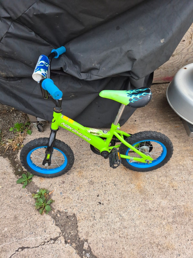 12.5'' wheel bike green Nakamura adventure youth