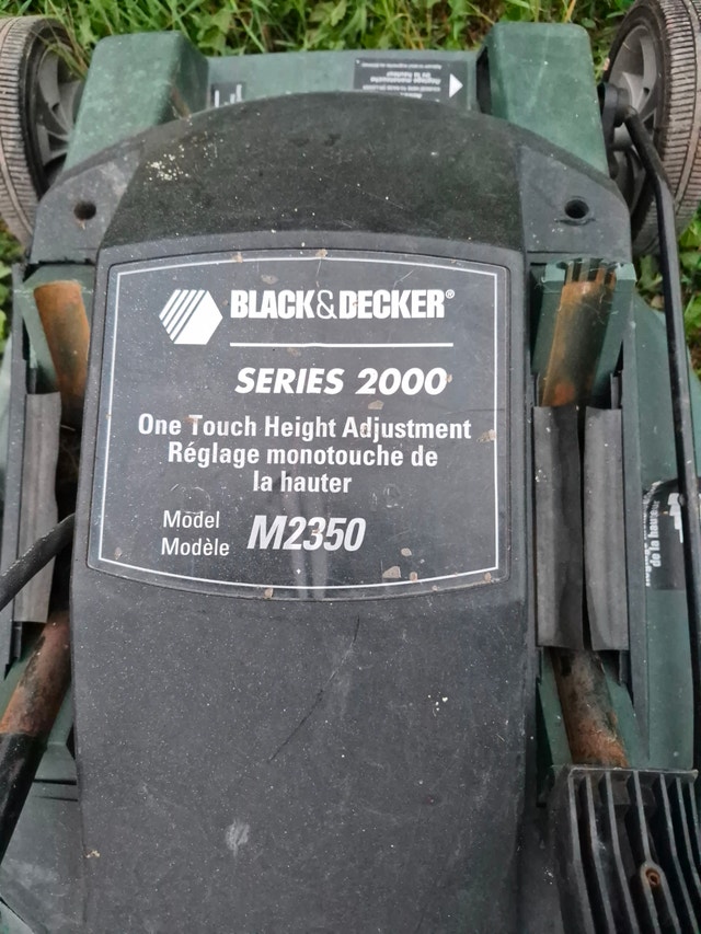 Electric lawnmower Black & decker 2000 Series M2350 - photo 4