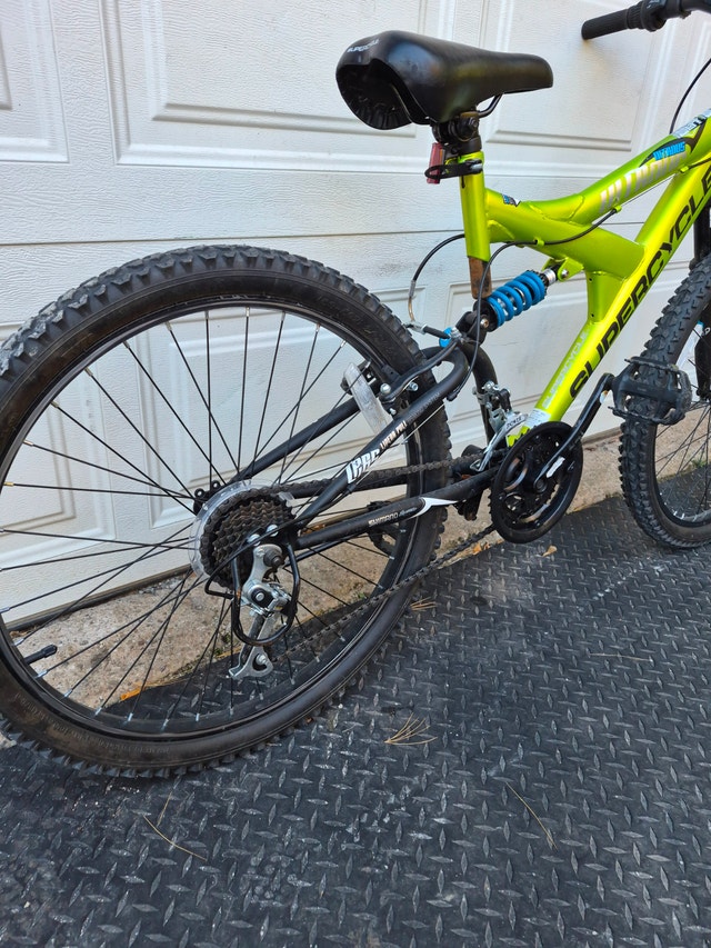 24'' wheel Green supercycle nitrous dual suspension - photo 5