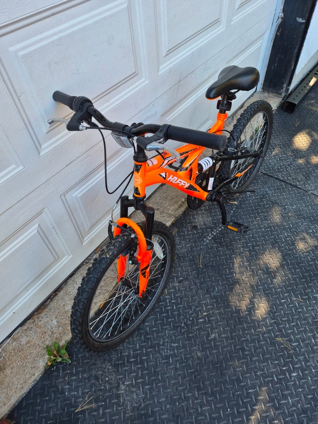 24'' wheel bike orange Huffy rock creek dual suspension - photo 2