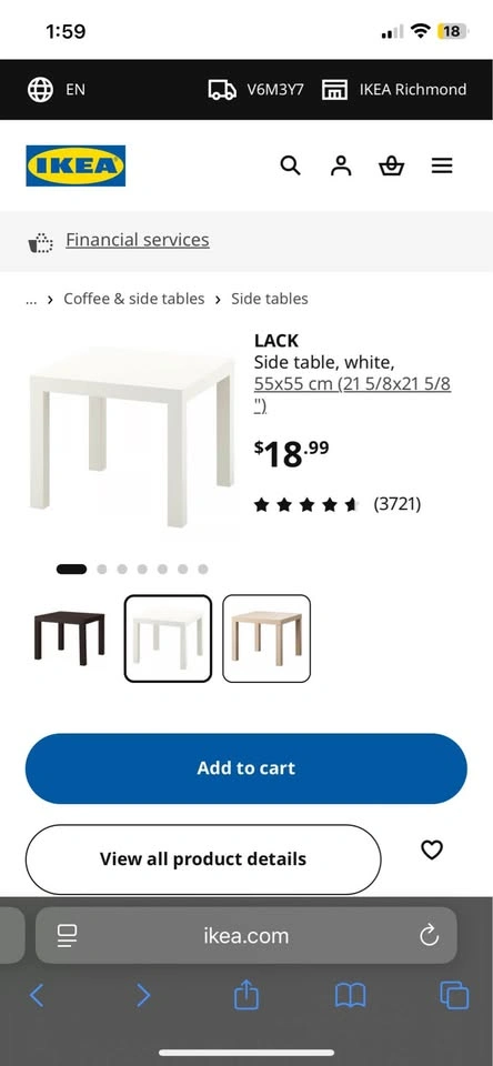 IKEA Lack table - photo 2