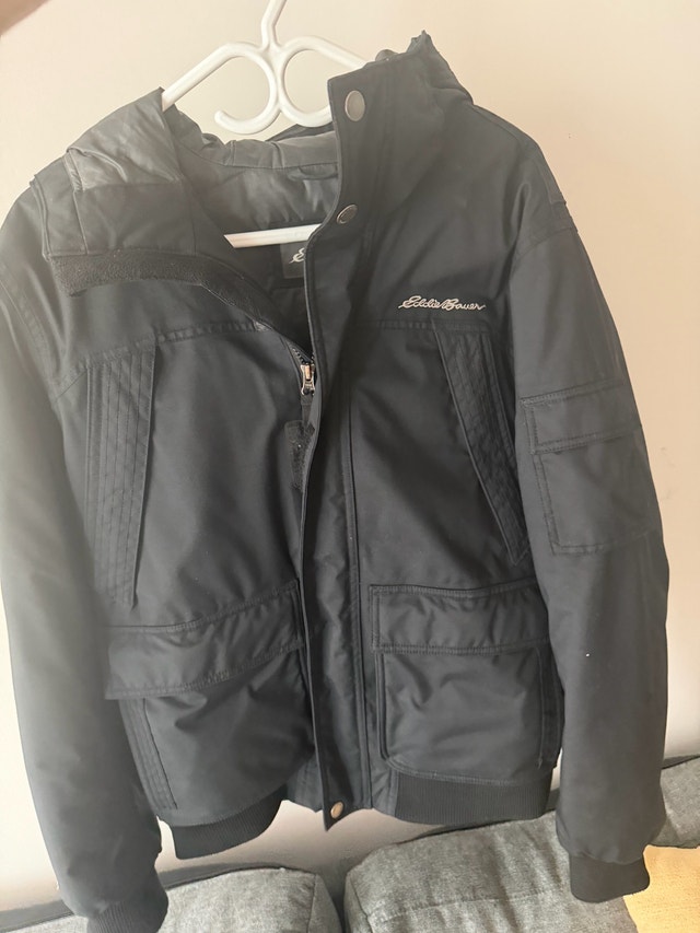 Eddie Bauer Men's Down Jacket – Black, Size M - photo 2