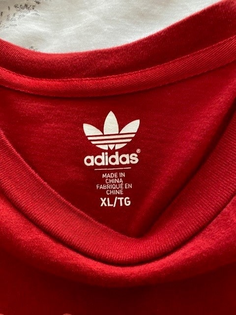 Adidas Gonzales red T shirt size XL - photo 3