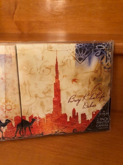 Burj Khalifa 2 pack printed Canvas picture frames - photo 2