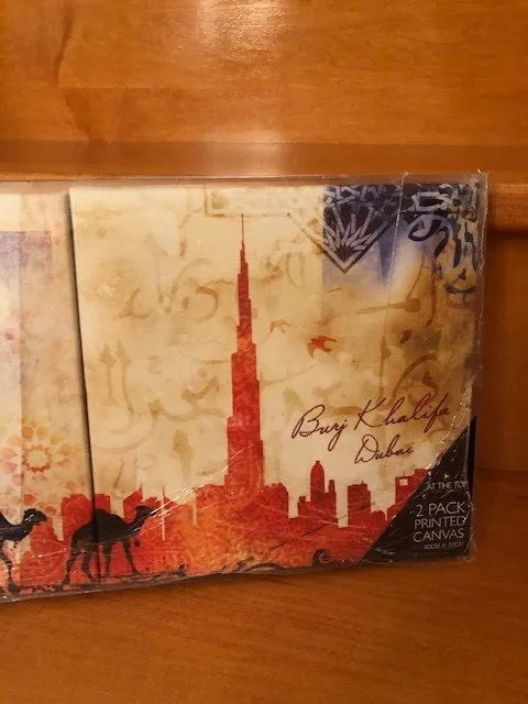 Burj Khalifa 2 pack printed Canvas picture frames image indicator(2)