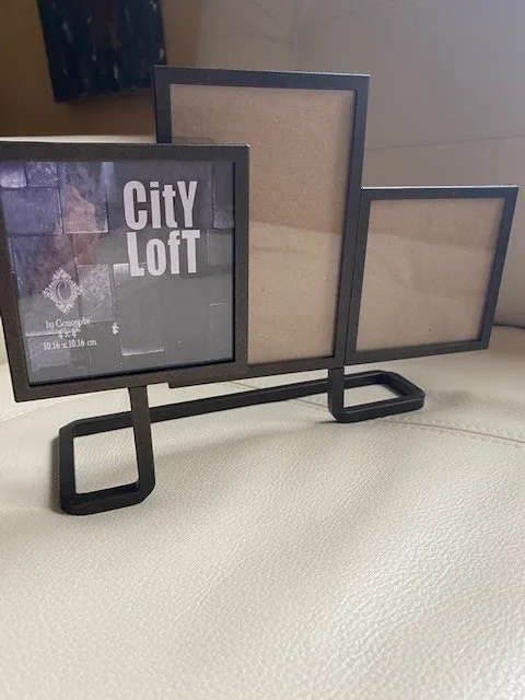 Metal 3 picture photo frame image indicator(2)