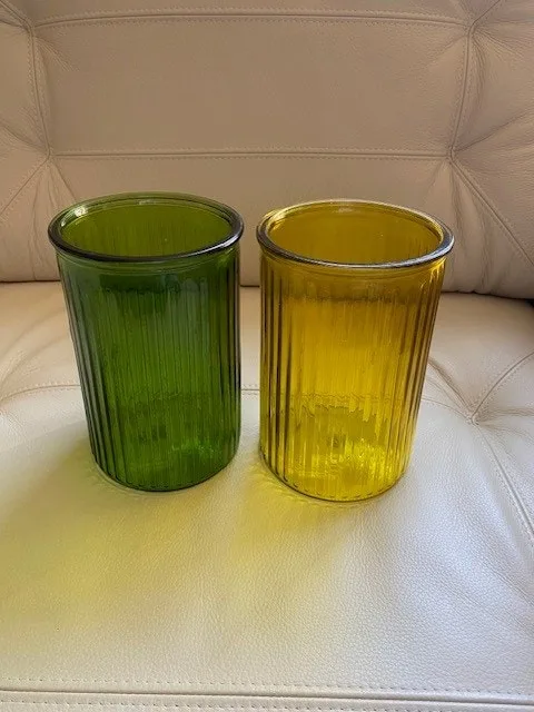 Glass vases--2 for $5 image indicator(2)
