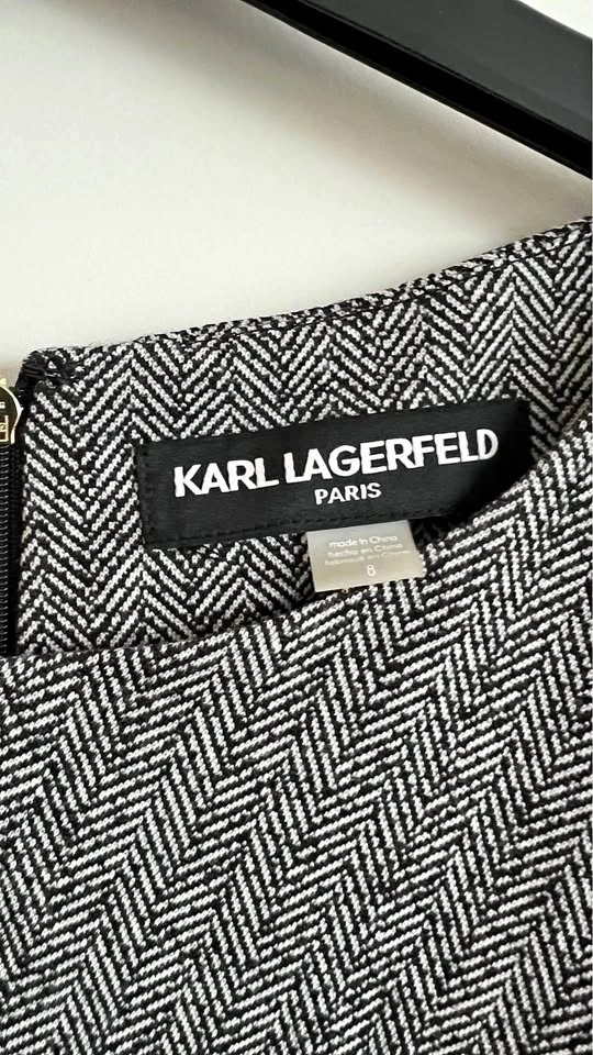 Karl Lagerfeld Paris Herringbone Sheath Dress size 8