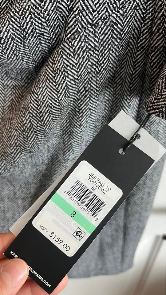 Karl Lagerfeld Paris Herringbone Sheath Dress size 8 - photo 2