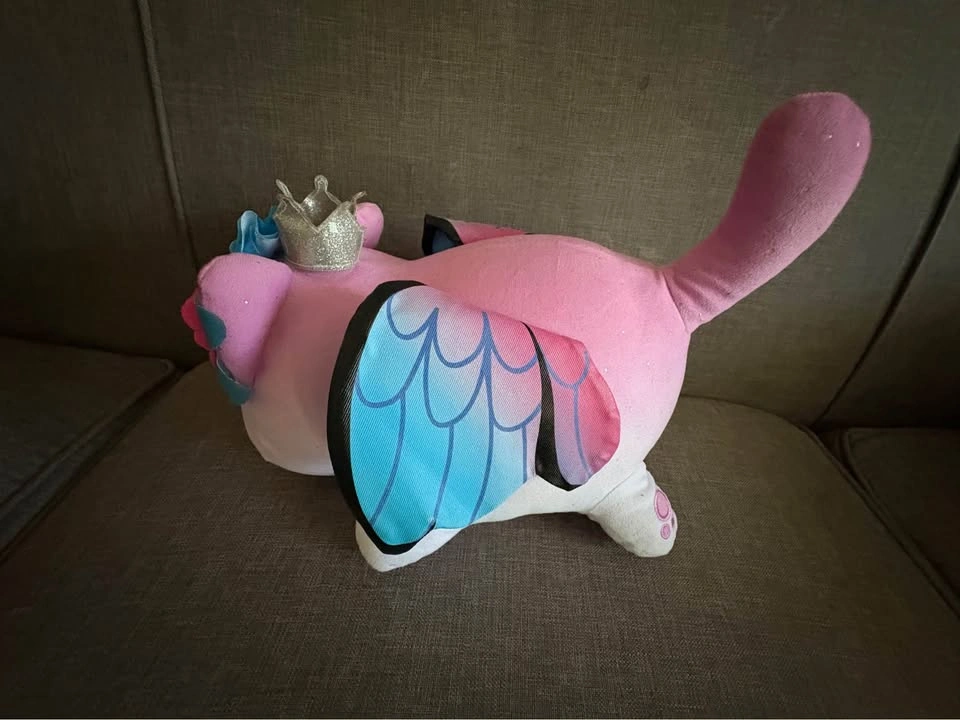Official Aphmau 11" Large Fairy Cat MeeMeows Plush - Rare - photo 2