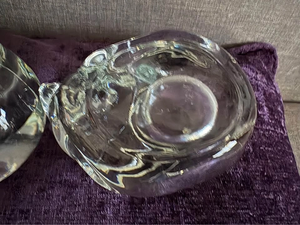 Vintage Indiana Glass Sleeping Cat Votive Candle Holders - Set o - photo 4