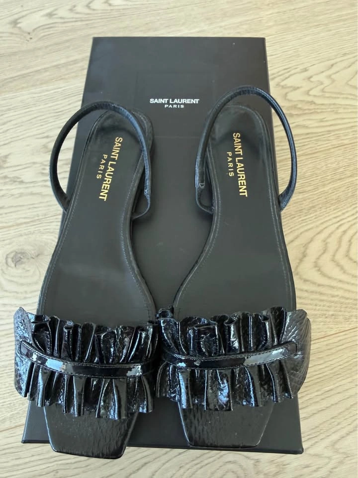 Saint Laurent Slingback Sandals - photo 2