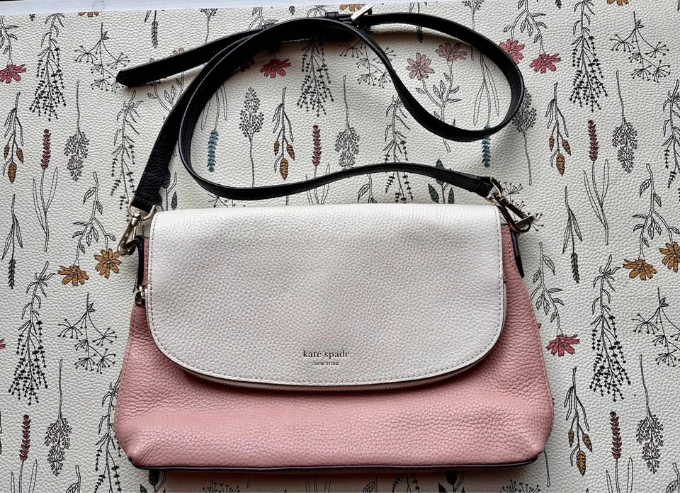 Kate Spade New York Jackson Colorblock Pebbled Leather Crossbody