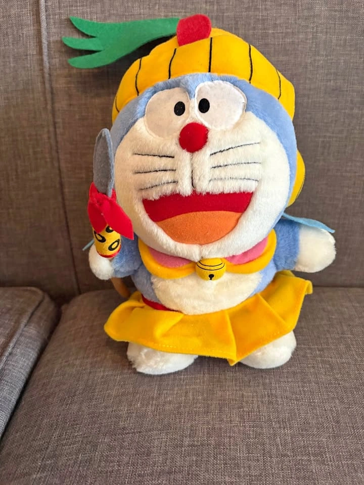 Rare Vintage KFC Japan Promo Doraemon Movie Plush Toy